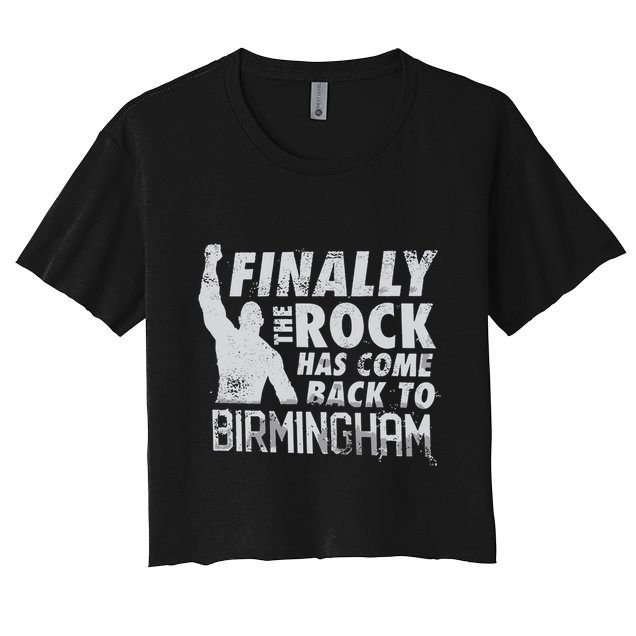 Finally Rock Has Come Back To Birmingham Crop Top
