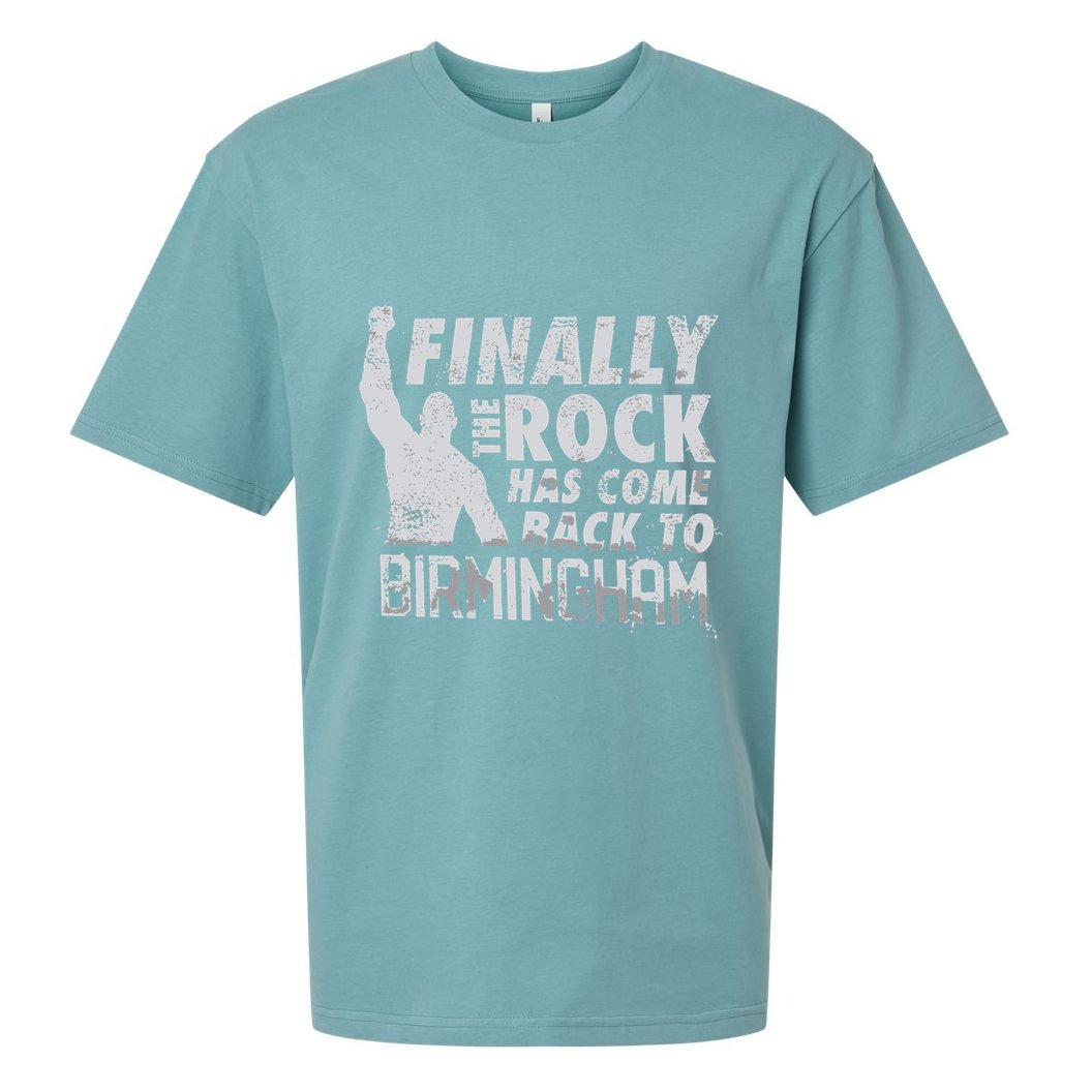 Finally Rock Has Come Back To Birmingham Sueded Cloud Jersey T-Shirt