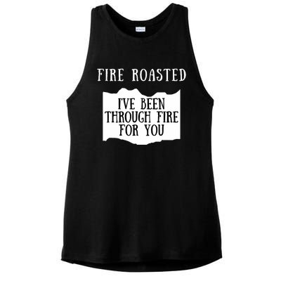 Fire Roasted Hot Sauce Packet Group Costume Ladies PosiCharge Tri-Blend Wicking Tank