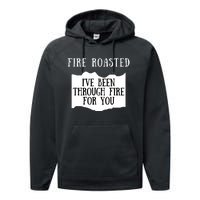 Fire Roasted Hot Sauce Packet Group Costume Performance Fleece Hoodie