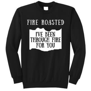 Fire Roasted Hot Sauce Packet Group Costume Sweatshirt