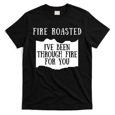 Fire Roasted Hot Sauce Packet Group Costume T-Shirt