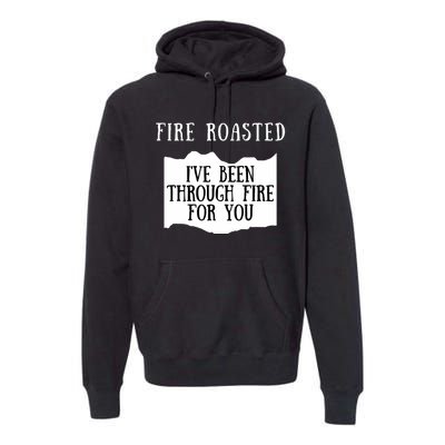 Fire Roasted Hot Sauce Packet Group Costume Premium Hoodie