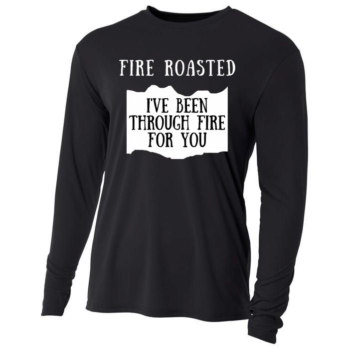 Fire Roasted Hot Sauce Packet Group Costume Cooling Performance Long Sleeve Crew