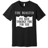 Fire Roasted Hot Sauce Packet Group Costume Premium T-Shirt