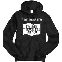 Fire Roasted Hot Sauce Packet Group Costume Tie Dye Hoodie