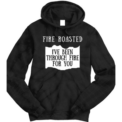 Fire Roasted Hot Sauce Packet Group Costume Tie Dye Hoodie