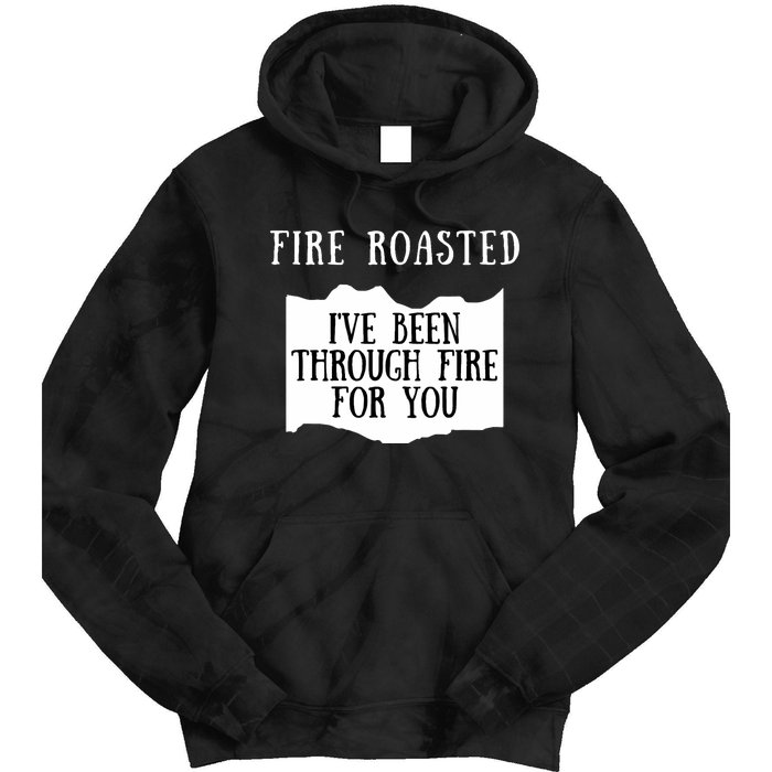 Fire Roasted Hot Sauce Packet Group Costume Tie Dye Hoodie