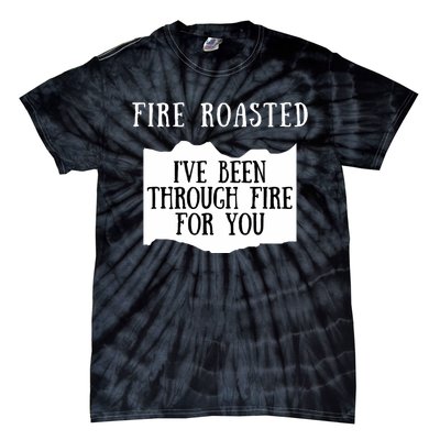 Fire Roasted Hot Sauce Packet Group Costume Tie-Dye T-Shirt