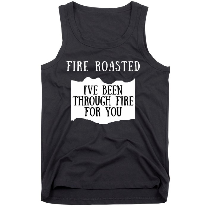 Fire Roasted Hot Sauce Packet Group Costume Tank Top