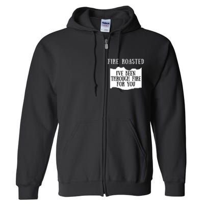 Fire Roasted Hot Sauce Packet Group Costume Full Zip Hoodie