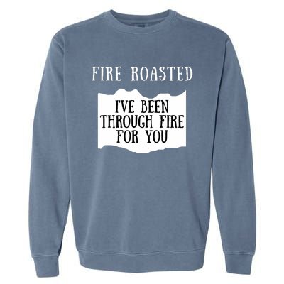 Fire Roasted Hot Sauce Packet Group Costume Garment-Dyed Sweatshirt