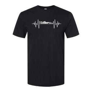 Formula Racing Heartbeat Race Car Fans Lovers Softstyle CVC T-Shirt