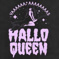 Funny Retro Halloween Yaaas Hallo Queen Witch 25L Jumbo Tote