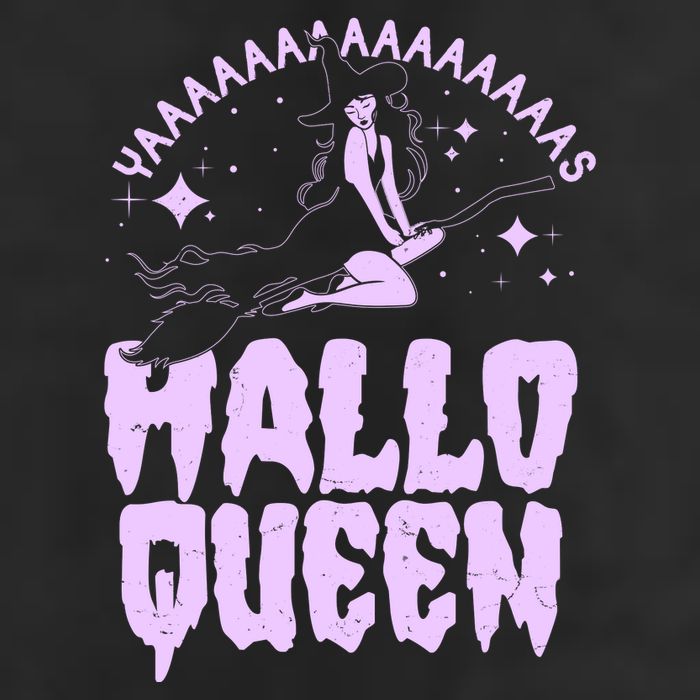 Funny Retro Halloween Yaaas Hallo Queen Witch 25L Jumbo Tote