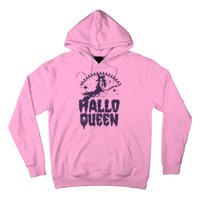 Funny Retro Halloween Yaaas Hallo Queen Witch Hoodie