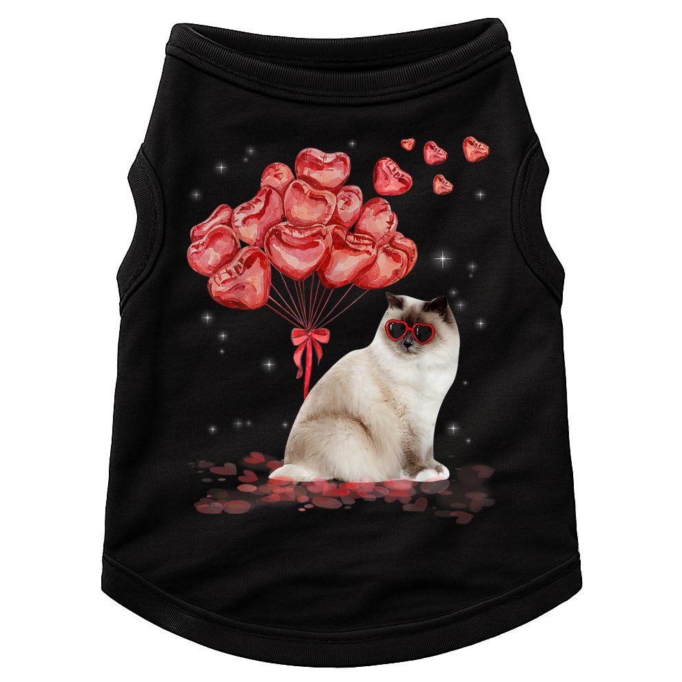 Funny Ragdoll Heart Valentines Day Cat Dad Mom Gift Doggie Tank