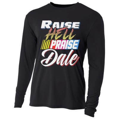 Funny Raise Hell Praise Dale Retro Vintage Gift Cooling Performance Long Sleeve Crew