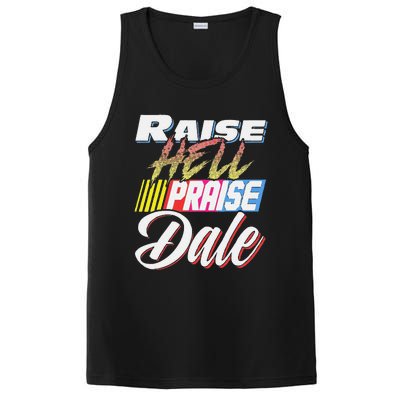 Funny Raise Hell Praise Dale Retro Vintage Gift PosiCharge Competitor Tank