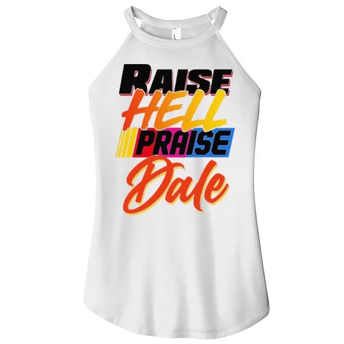 Funny Raise Hell Praise Dale Gift Women's Perfect Tri Rocker Tank