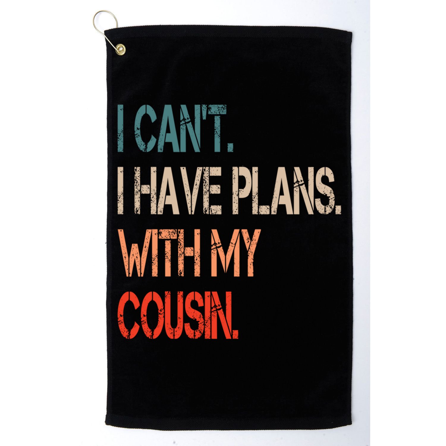Funny Redneck Hillbilly Alabama Cousin Gift Golf Towel