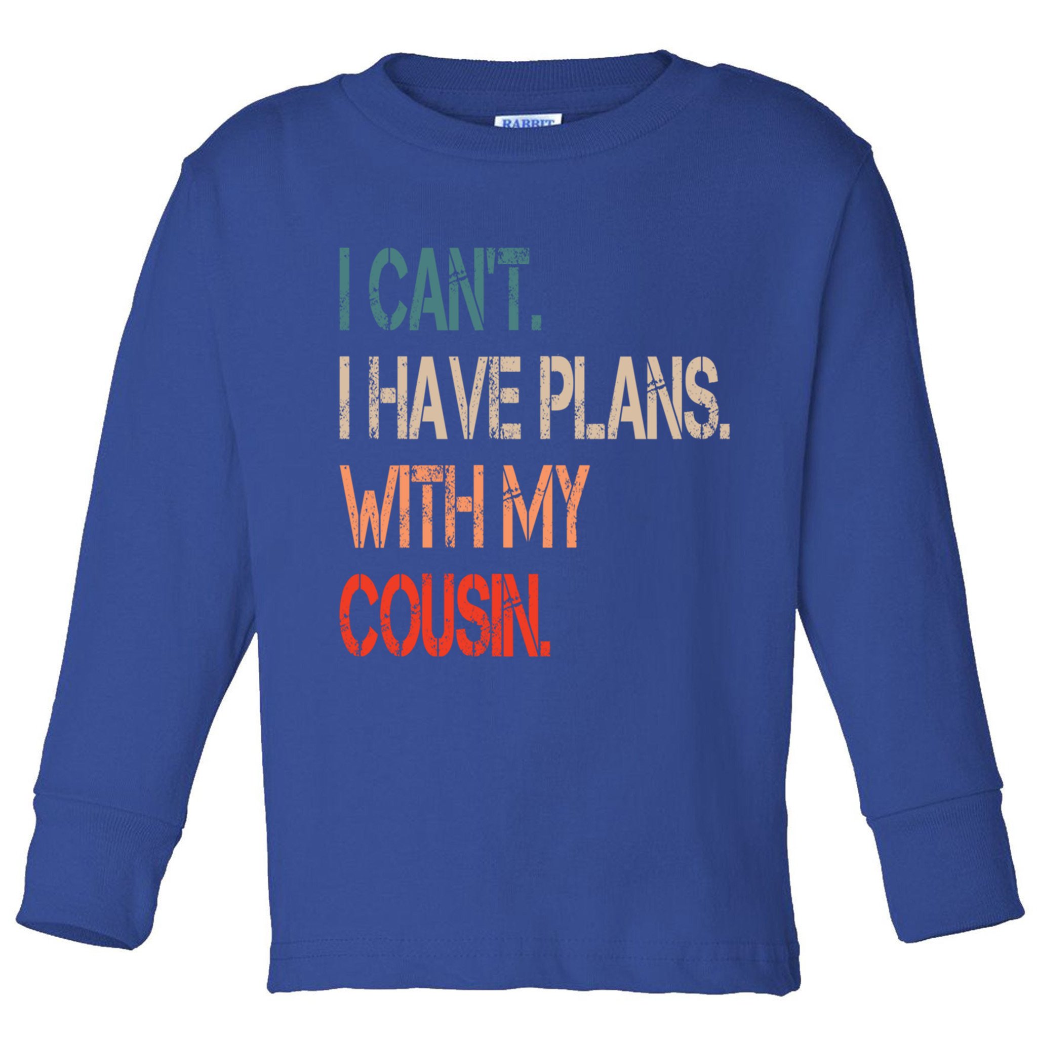 Funny Redneck Hillbilly Alabama Cousin Gift Toddler Long Sleeve Shirt