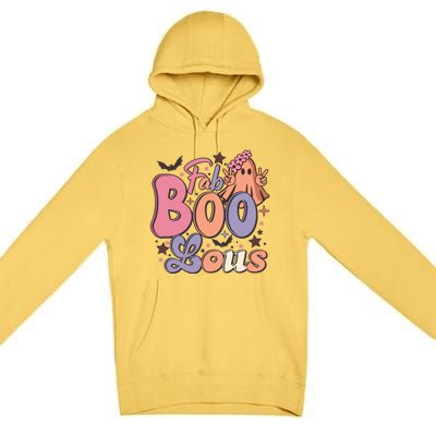 Fabulous Retro Halloween Theme Premium Pullover Hoodie