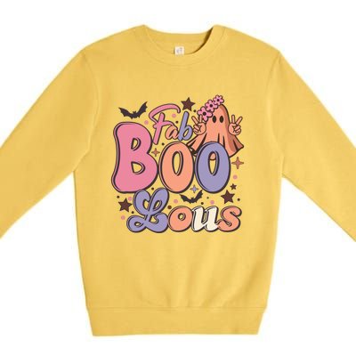 Fabulous Retro Halloween Theme Premium Crewneck Sweatshirt