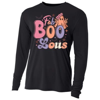 Fabulous Retro Halloween Theme Cooling Performance Long Sleeve Crew