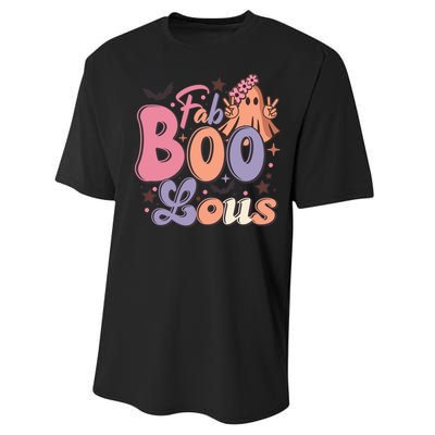 Fabulous Retro Halloween Theme Performance Sprint T-Shirt