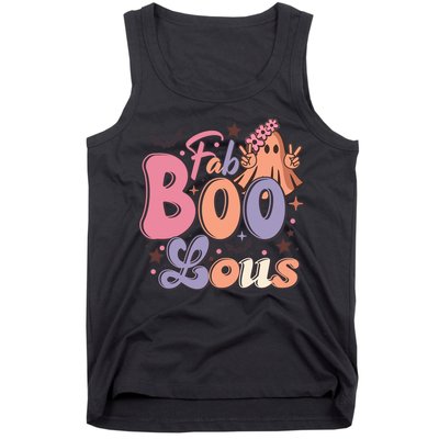 Fabulous Retro Halloween Theme Tank Top