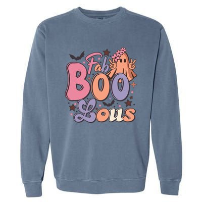 Fabulous Retro Halloween Theme Garment-Dyed Sweatshirt