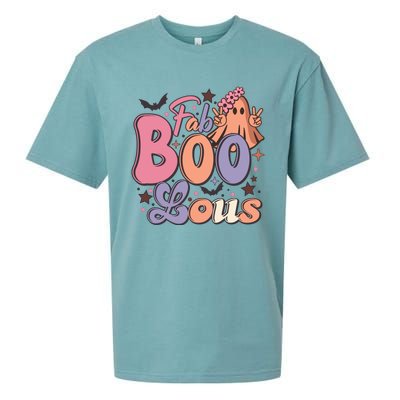 Fabulous Retro Halloween Theme Sueded Cloud Jersey T-Shirt