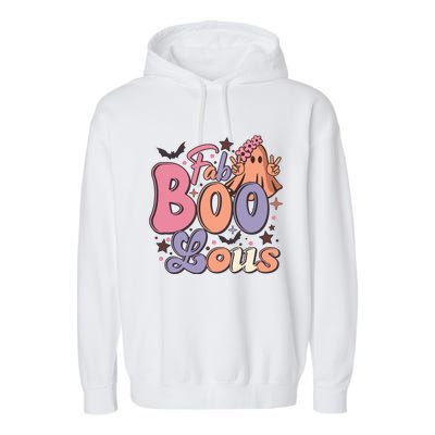 Fabulous Retro Halloween Theme Garment-Dyed Fleece Hoodie