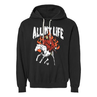 Fallinginreverse Reaper Horse Garment-Dyed Fleece Hoodie
