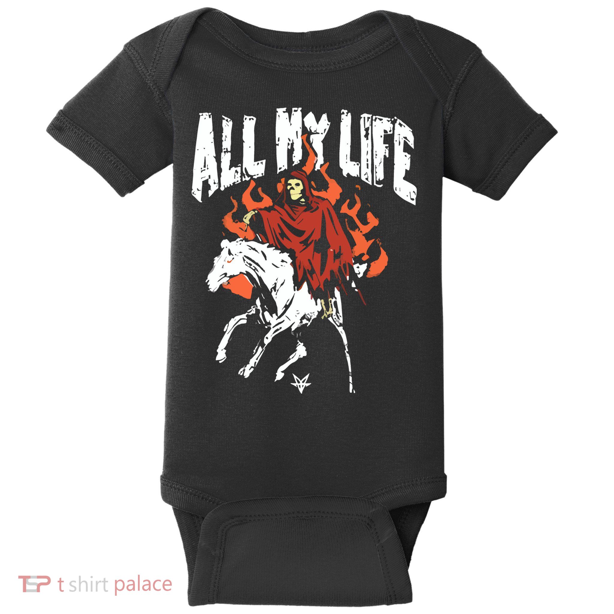 Fallinginreverse Reaper Horse Baby Bodysuit