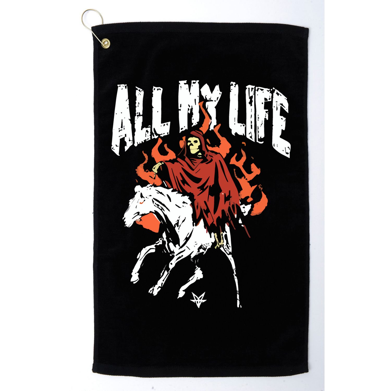 Fallinginreverse Reaper Horse Golf Towel