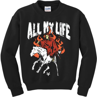 Fallinginreverse Reaper Horse Kids Sweatshirt