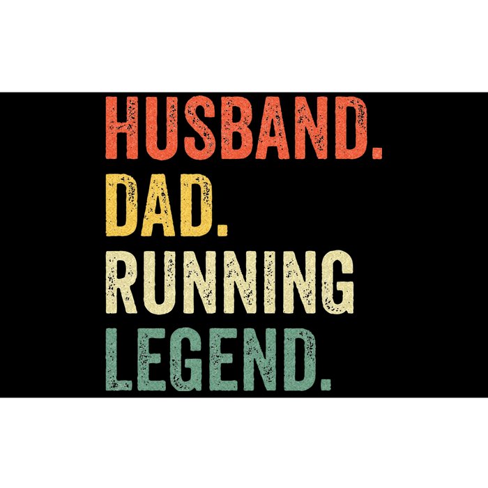 Funny Runner Husband Dad Running Legend Vintage Bumper Sticker