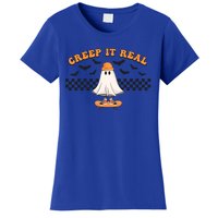 Funny Retro Halloween Creep It Real Vintage Ghost Halloween Meaningful Gift Women's T-Shirt