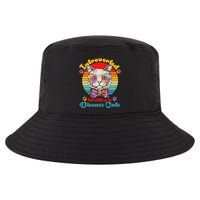 Funny Retro Hippy Hipster Glasses Cat Introverted But Willing To Discuss Cats Cool Comfort Performance Bucket Hat