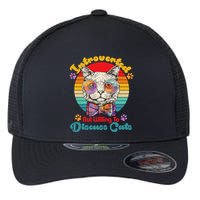 Funny Retro Hippy Hipster Glasses Cat Introverted But Willing To Discuss Cats Flexfit Unipanel Trucker Cap