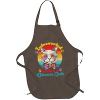 Funny Retro Hippy Hipster Glasses Cat Introverted But Willing To Discuss Cats Apron