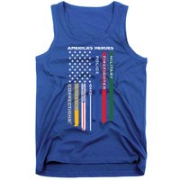 First Responders Heroes Police Military Firefighter Nurses Great Gift Tank Top
