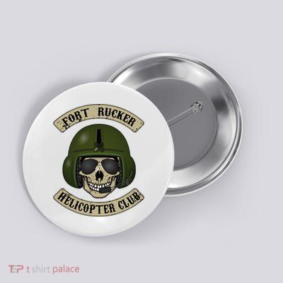 Fort Rucker Helicopter Club Button