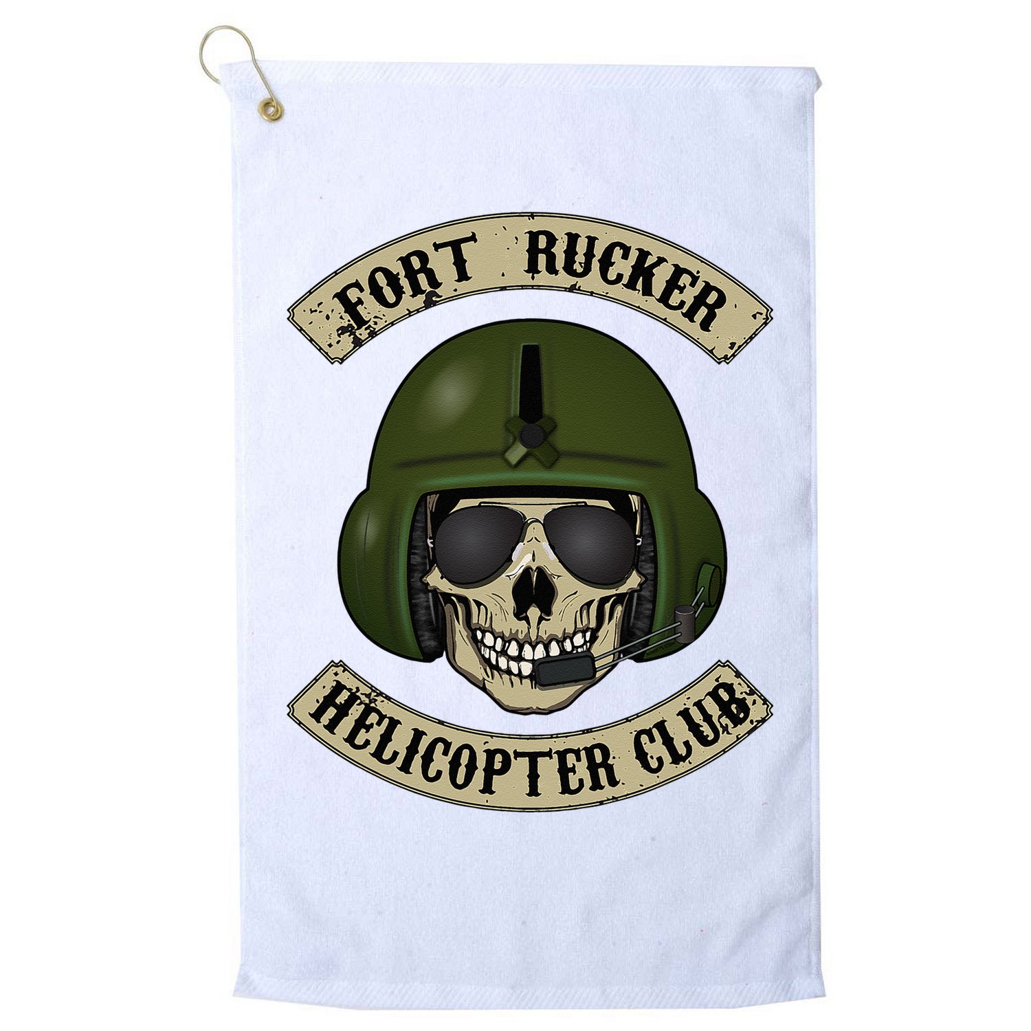 Fort Rucker Helicopter Club Golf Towel