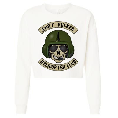 Fort Rucker Helicopter Club Cropped Pullover Crew