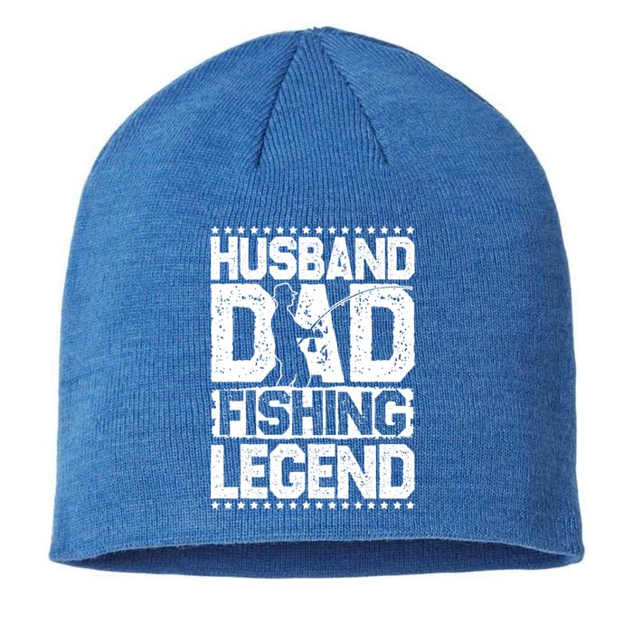 Fishing Rod Husband Dad Fishing Legend Fishing Great Gift Sustainable Beanie