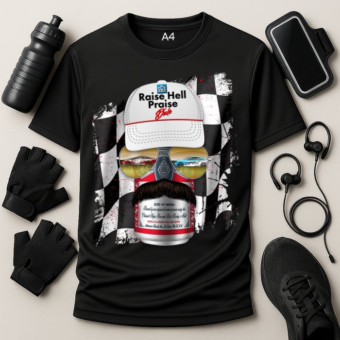 Funny Raise Hell Praise Dale Beer Can Cooling Performance Crew T-Shirt