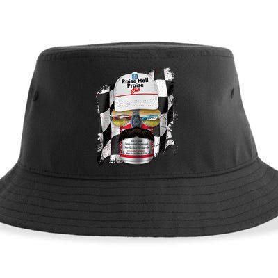 Funny Raise Hell Praise Dale Beer Can Sustainable Bucket Hat